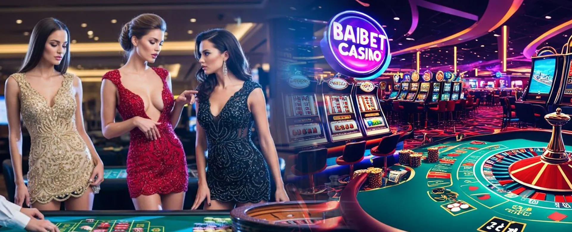 Dynamic visuals of 747-1 live casino and sports betting
